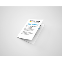 Pliant A4 pliat in A5 (bifold)