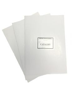 Catalog pentru invatamant prescolar, coperta carton subtire (duplex), culoare alba