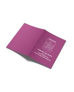 Carnet de elev pentru scoli postliceale / de maistri MODEL 2025