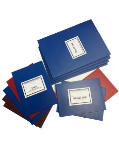 Registru acte aditionale contracte de munca -Coperta carton gros invelita cu imitatie piele de diferite culori