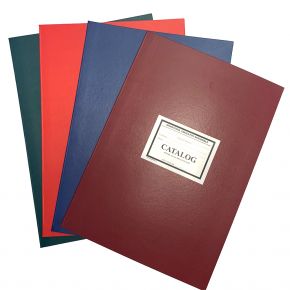 Catalog pentru invatamant prescolar, coperta carton gros invelita cu imitatie piele de diferite culori