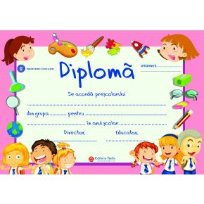 Diploma gradinita personalizabila Taida - model 59