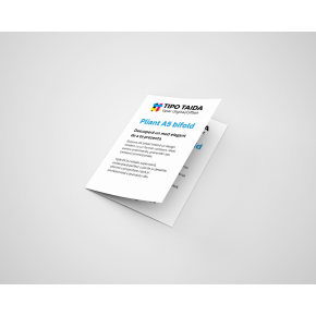Pliant A4 pliat in A5 (bifold)